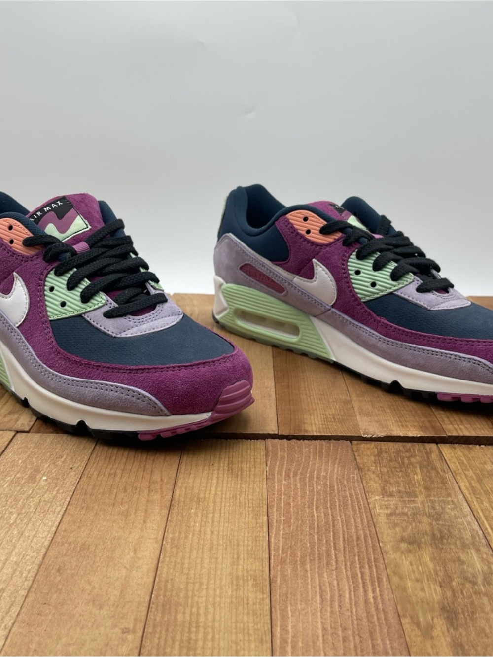 Nike Air Max 90 -MEN SZ 10.5-NRG Shoes Light Bordeaux Armory Navy DM0035-500